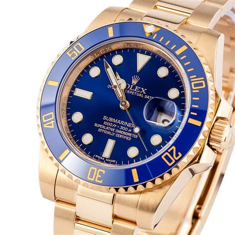 18k gold rolex watches for mens|rolex submariner automatic 18k gold.